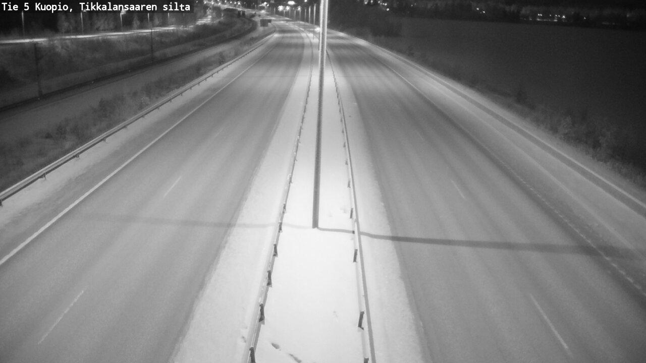 Weather Camera Image Väg 5 Kuopio, Tikkalansaari, Kuopio, Pohjois-Savo