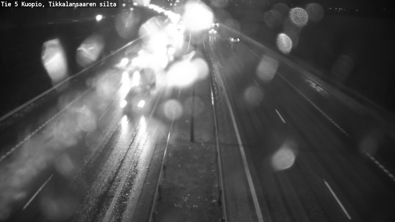 Weather Camera Image Väg 5 Kuopio, Tikkalansaari, Kuopio, Pohjois-Savo