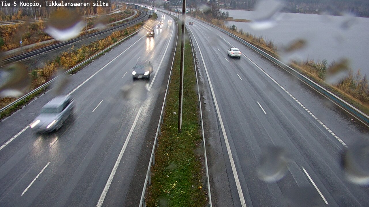 Weather Camera Image Väg 5 Kuopio, Tikkalansaari, Kuopio, Pohjois-Savo