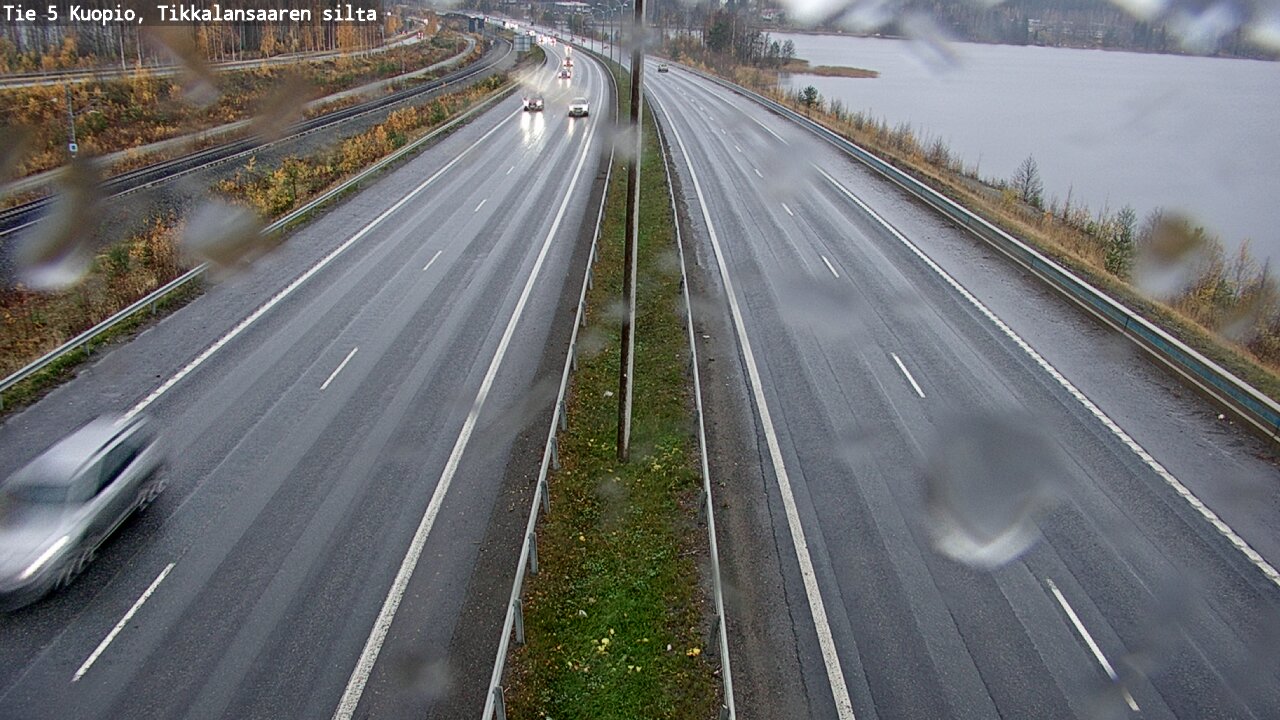 Weather Camera Image Väg 5 Kuopio, Tikkalansaari, Kuopio, Pohjois-Savo