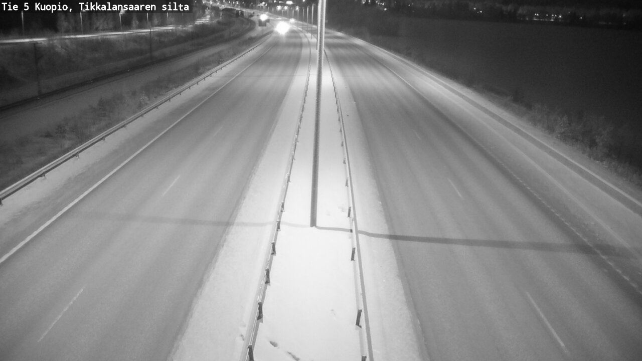 Weather Camera Image Väg 5 Kuopio, Tikkalansaari, Kuopio, Pohjois-Savo