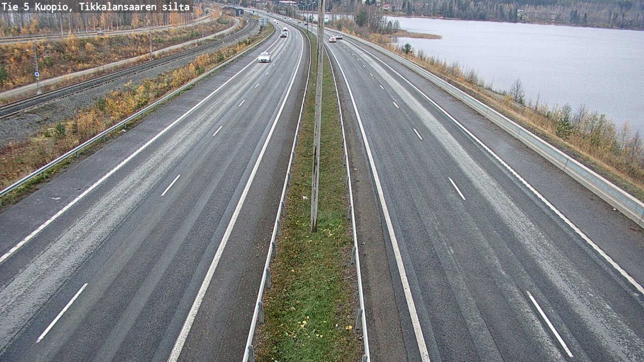 Weather Camera Image Väg 5 Kuopio, Tikkalansaari, Kuopio, Pohjois-Savo