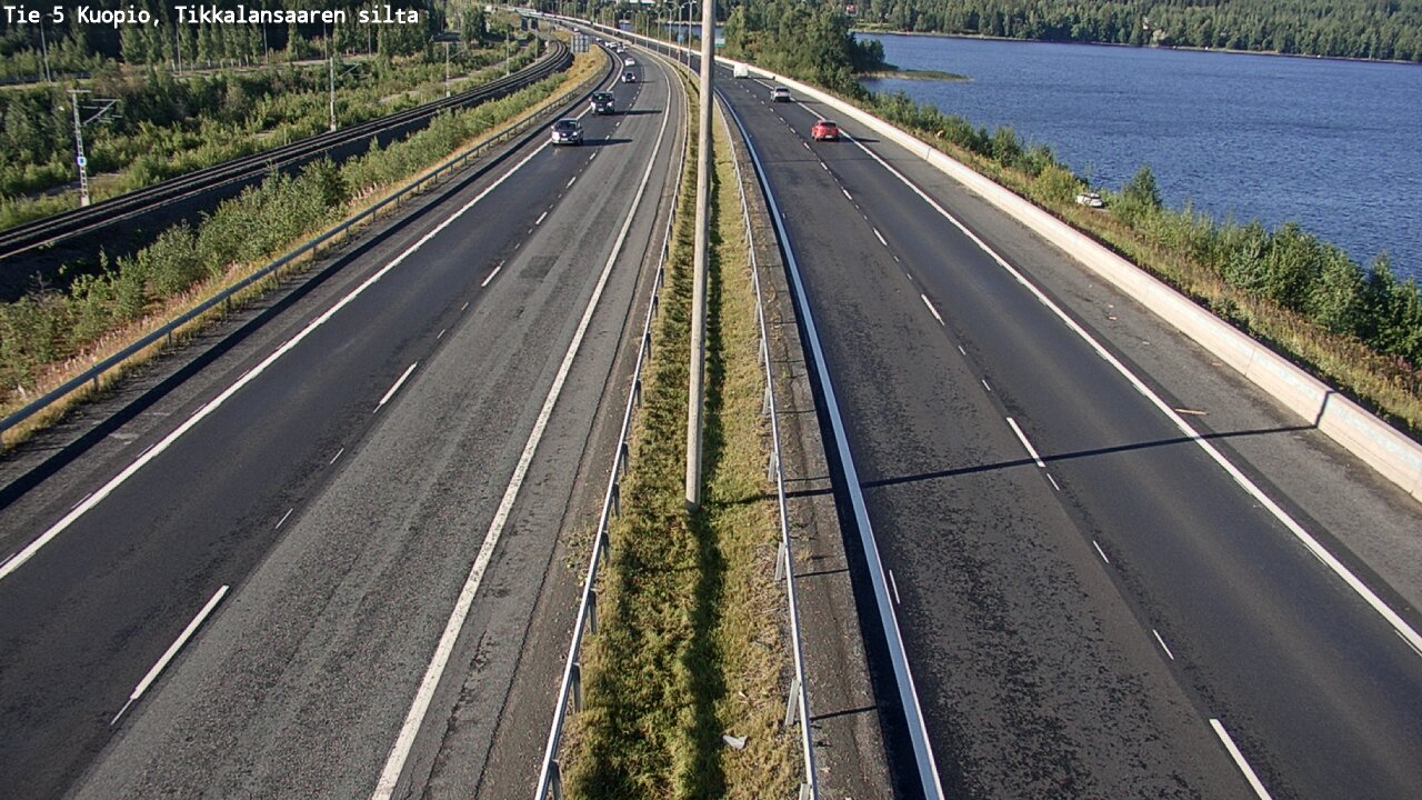 Kelikamerat Kuva Tie 5 Kuopio, Tikkalansaari, Kuopio, Pohjois-Savo