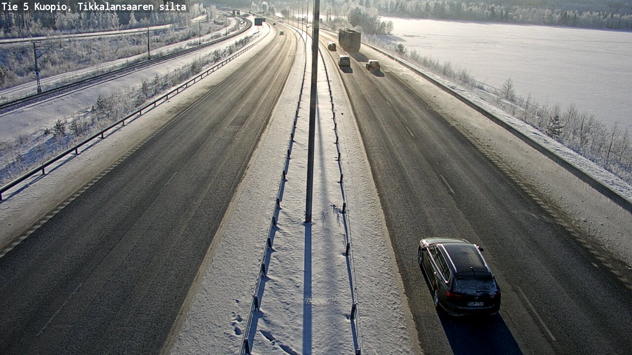 Weather Camera Image Väg 5 Kuopio, Tikkalansaari, Kuopio, Pohjois-Savo