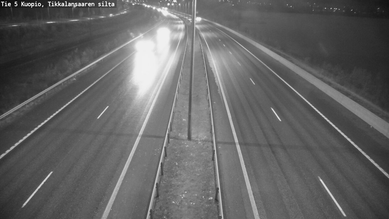 Weather Camera Image Väg 5 Kuopio, Tikkalansaari, Kuopio, Pohjois-Savo