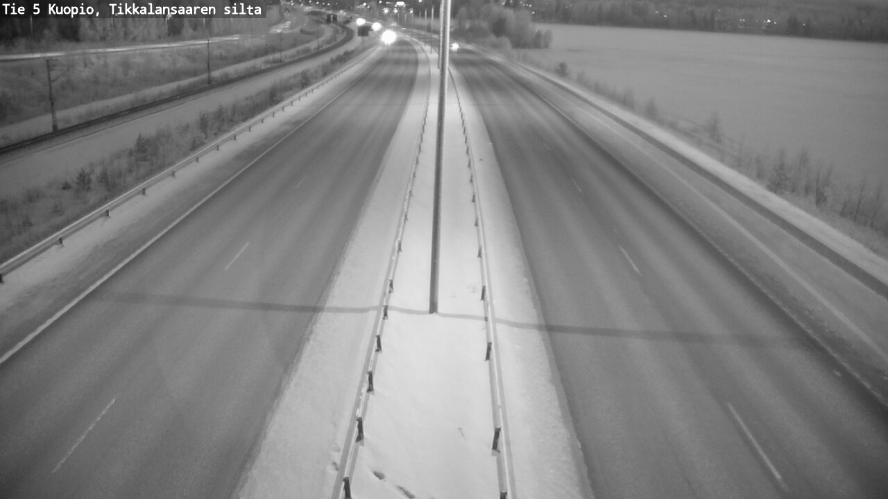 Weather Camera Image Väg 5 Kuopio, Tikkalansaari, Kuopio, Pohjois-Savo