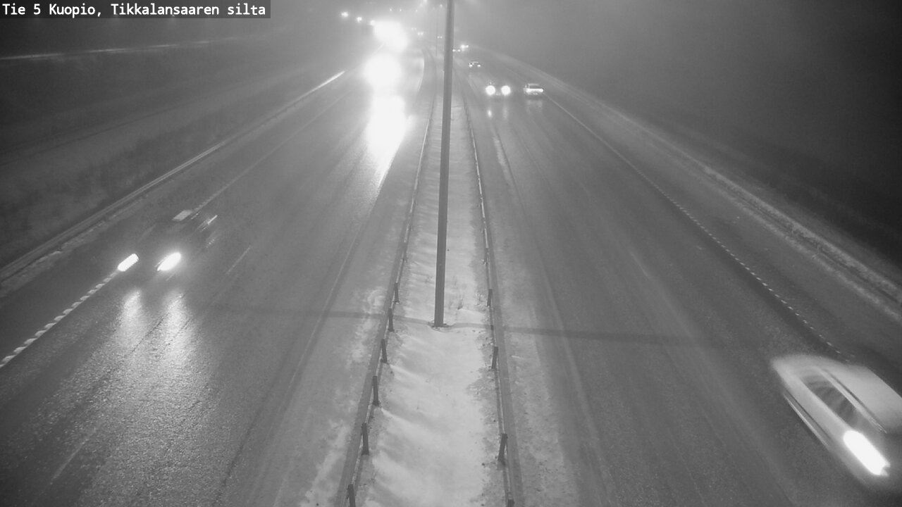Weather Camera Image Road 5 Kuopio, Tikkalansaari, Kuopio, Pohjois-Savo