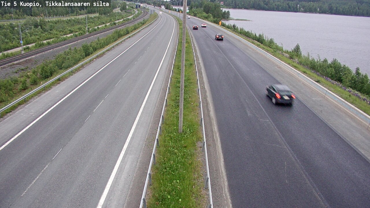 Kelikamerat Kuva Tie 5 Kuopio, Tikkalansaari, Kuopio, Pohjois-Savo