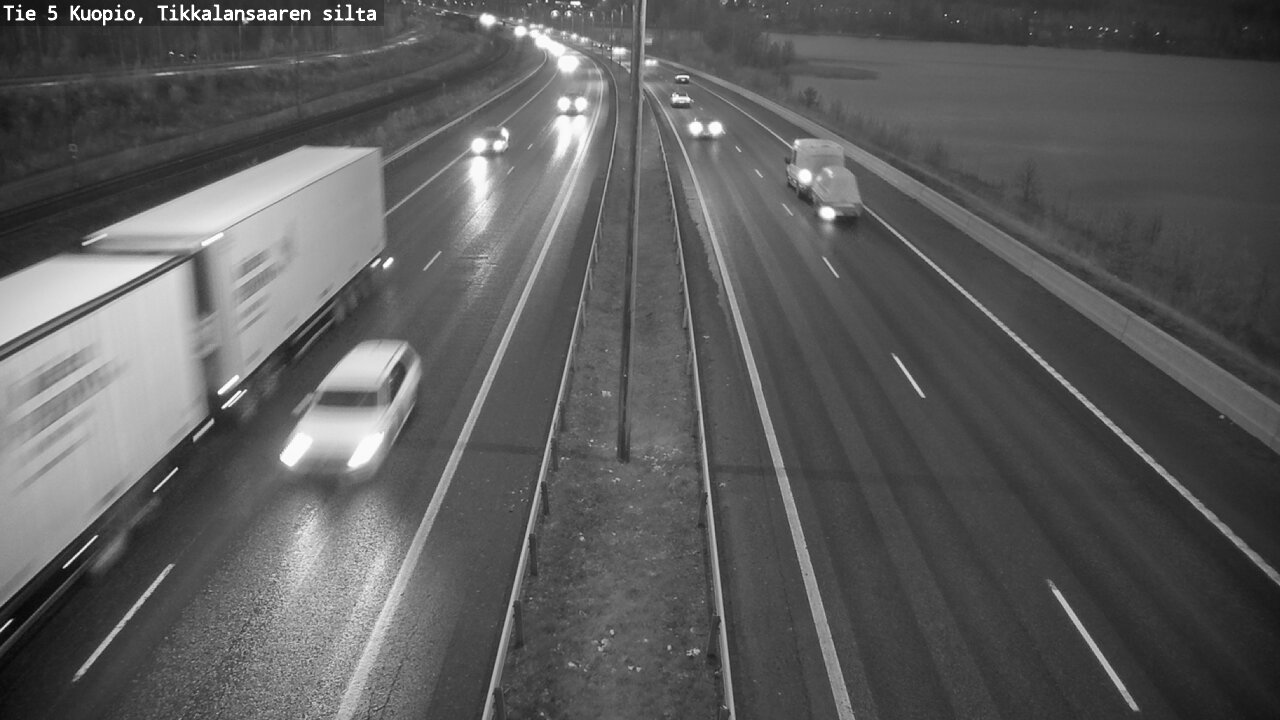 Weather Camera Image Väg 5 Kuopio, Tikkalansaari, Kuopio, Pohjois-Savo