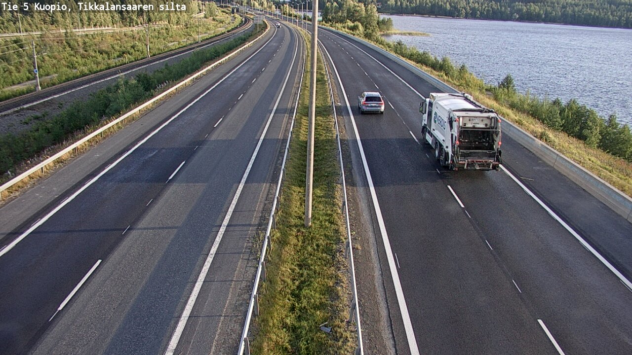 Kelikamerat Kuva Tie 5 Kuopio, Tikkalansaari, Kuopio, Pohjois-Savo