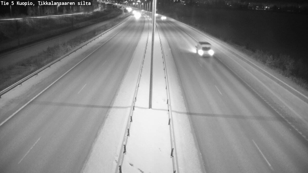 Weather Camera Image Väg 5 Kuopio, Tikkalansaari, Kuopio, Pohjois-Savo