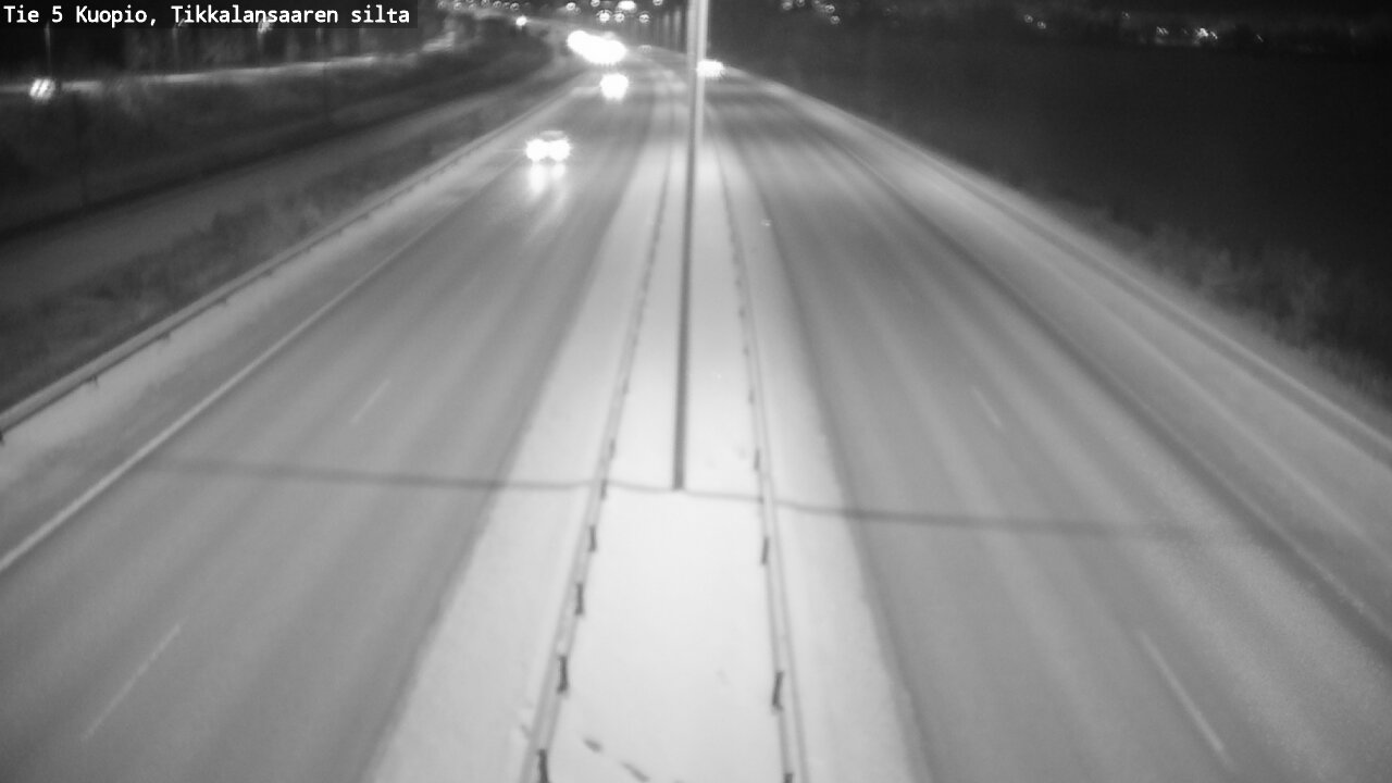 Weather Camera Image Väg 5 Kuopio, Tikkalansaari, Kuopio, Pohjois-Savo