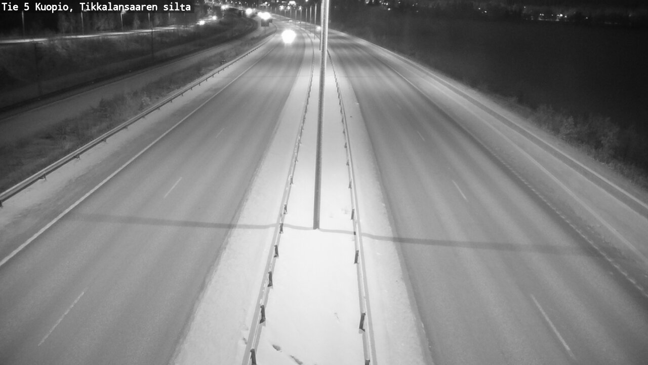 Weather Camera Image Väg 5 Kuopio, Tikkalansaari, Kuopio, Pohjois-Savo