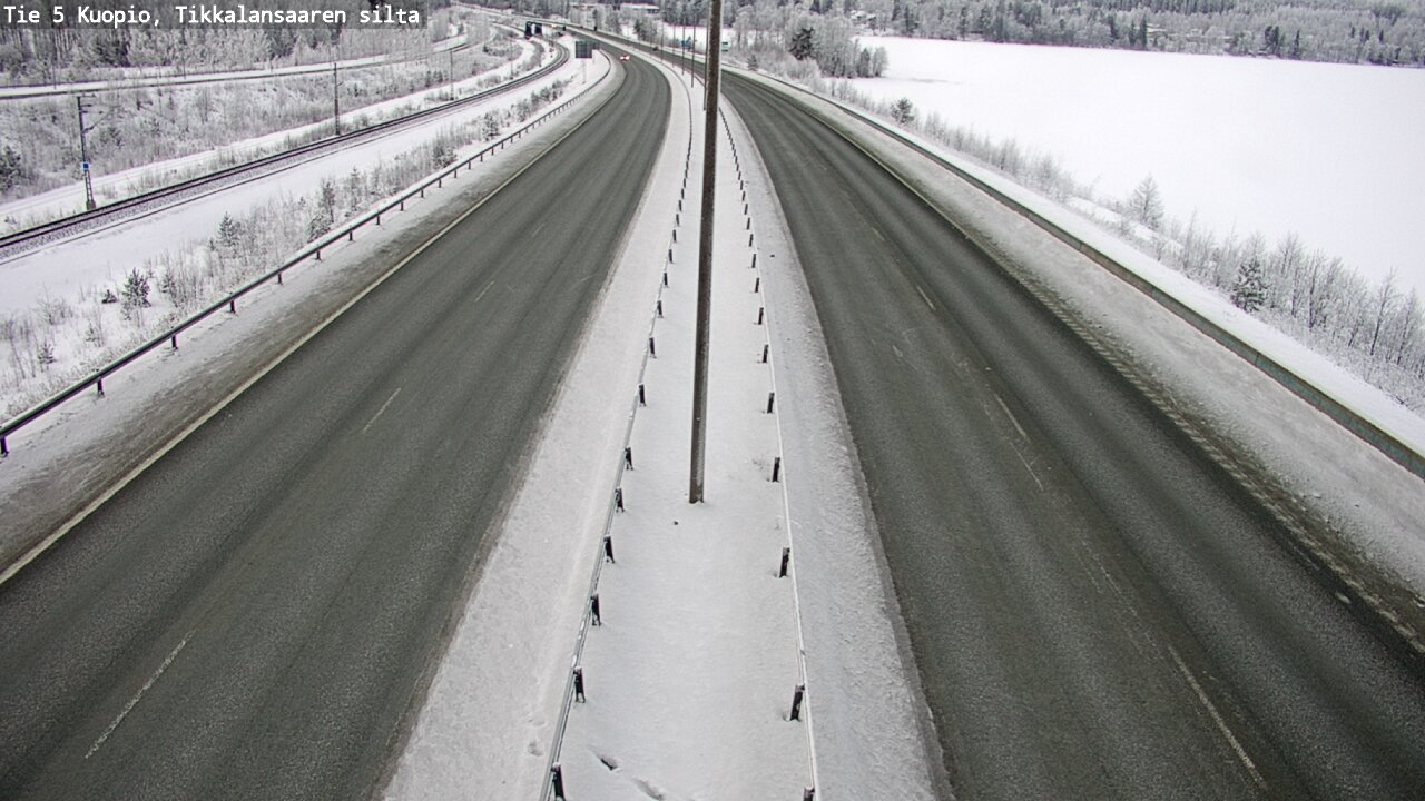 Weather Camera Image Väg 5 Kuopio, Tikkalansaari, Kuopio, Pohjois-Savo