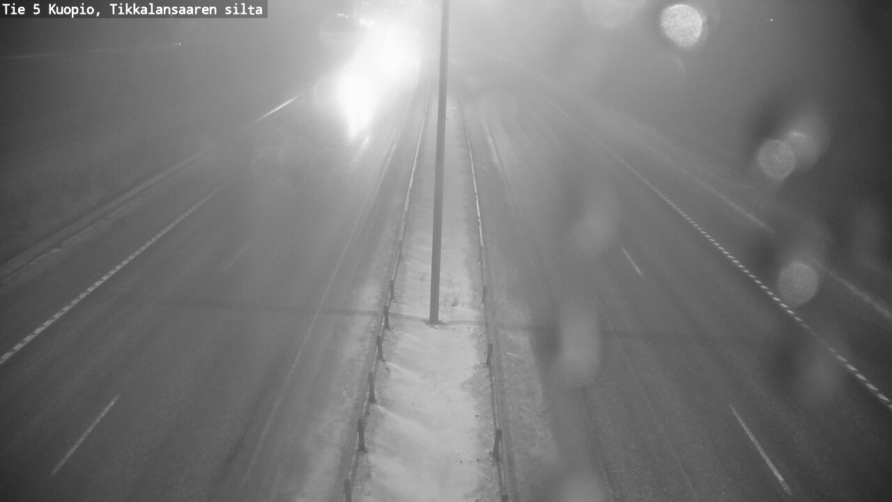 Weather Camera Image Väg 5 Kuopio, Tikkalansaari, Kuopio, Pohjois-Savo