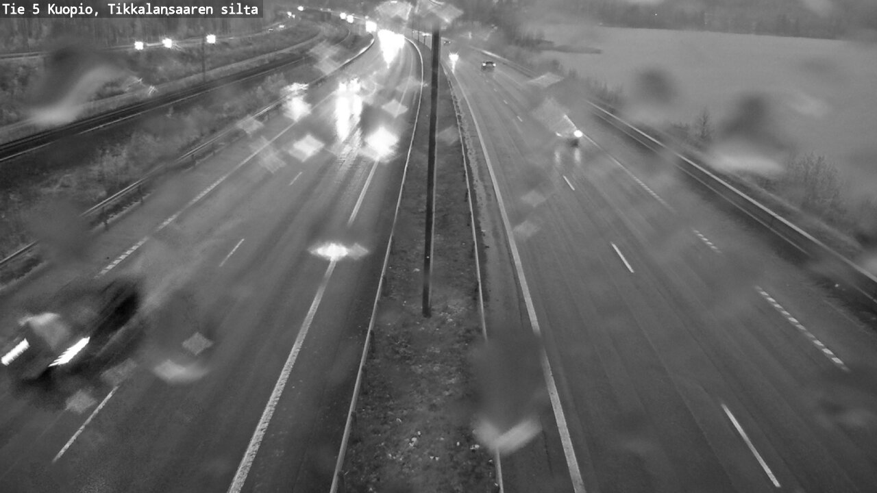 Weather Camera Image Väg 5 Kuopio, Tikkalansaari, Kuopio, Pohjois-Savo