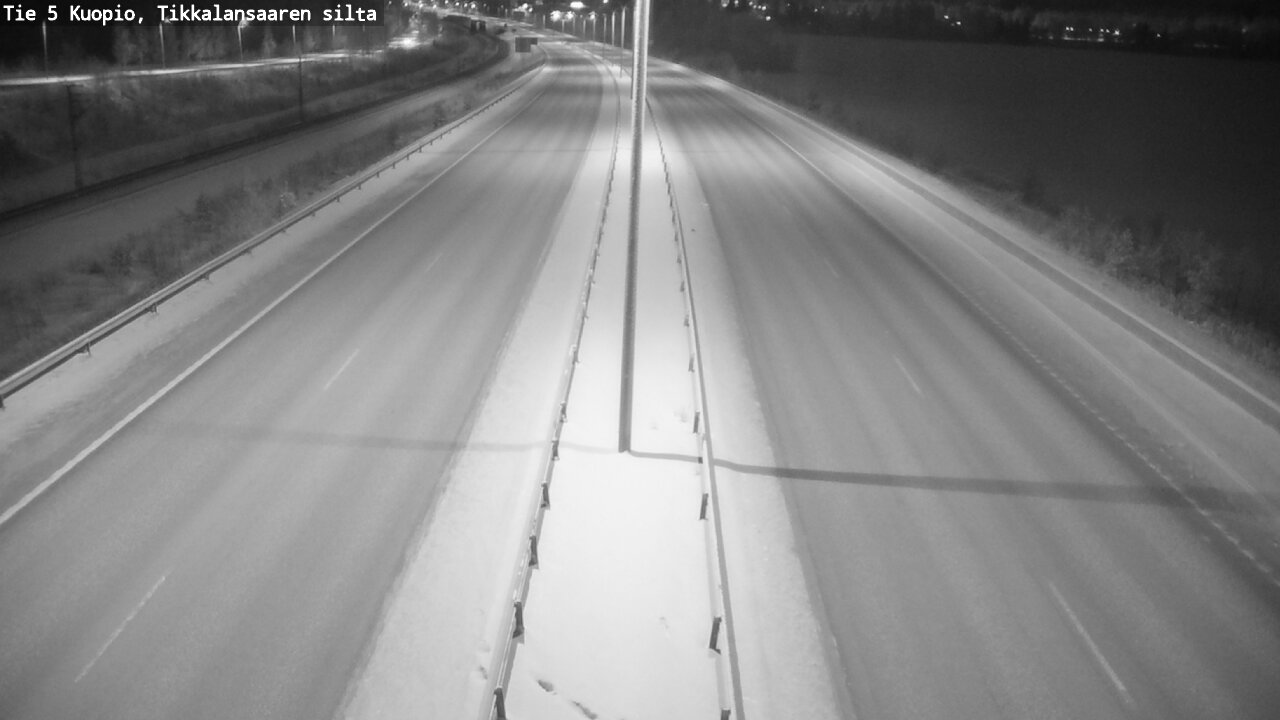 Weather Camera Image Väg 5 Kuopio, Tikkalansaari, Kuopio, Pohjois-Savo