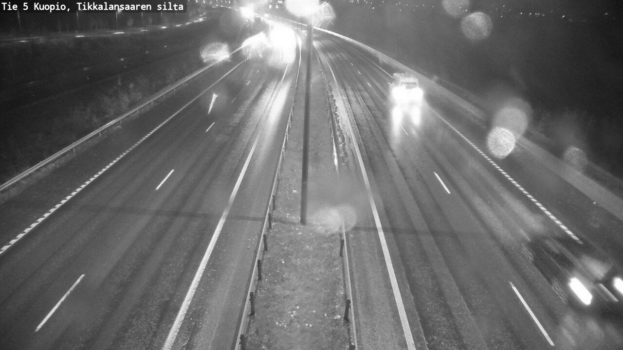 Weather Camera Image Väg 5 Kuopio, Tikkalansaari, Kuopio, Pohjois-Savo
