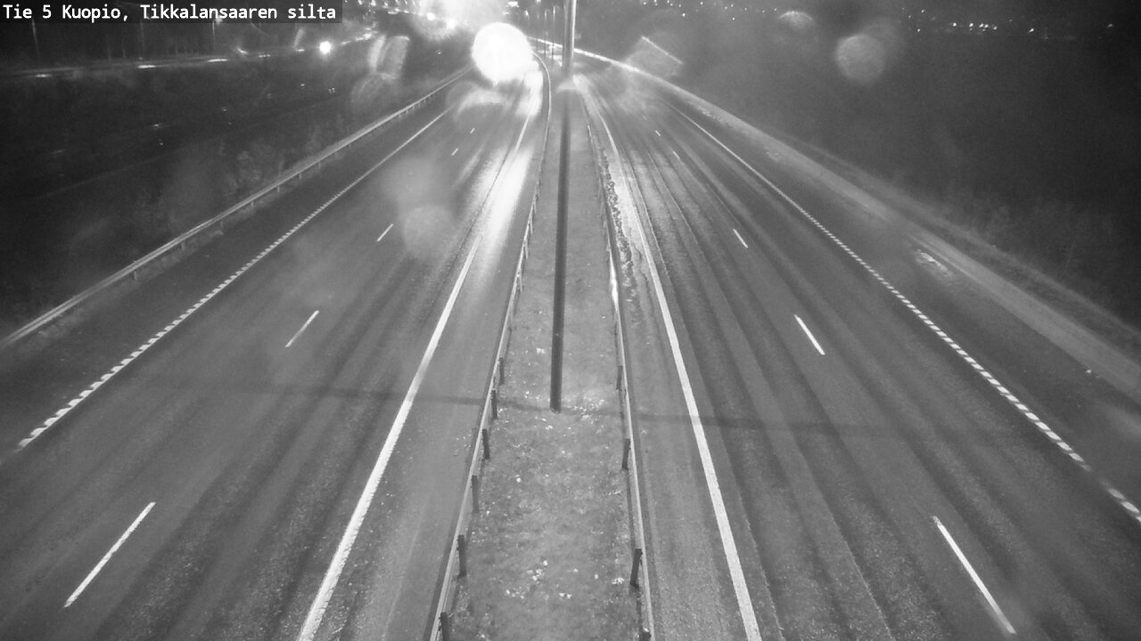 Weather Camera Image Väg 5 Kuopio, Tikkalansaari, Kuopio, Pohjois-Savo