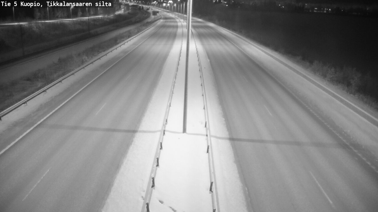 Weather Camera Image Väg 5 Kuopio, Tikkalansaari, Kuopio, Pohjois-Savo