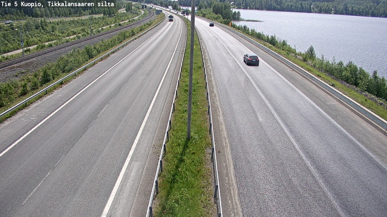 Kelikamerat Kuva Tie 5 Kuopio, Tikkalansaari, Kuopio, Pohjois-Savo