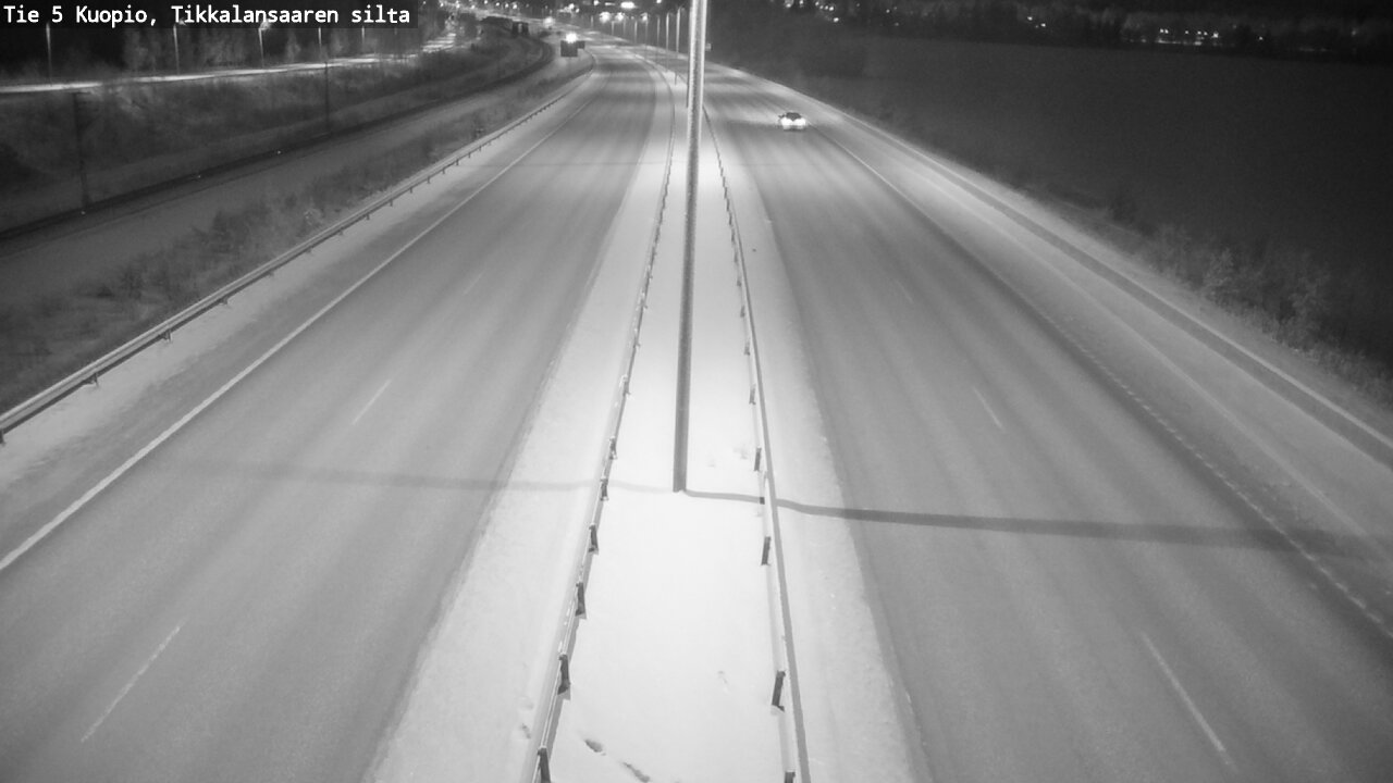 Weather Camera Image Väg 5 Kuopio, Tikkalansaari, Kuopio, Pohjois-Savo