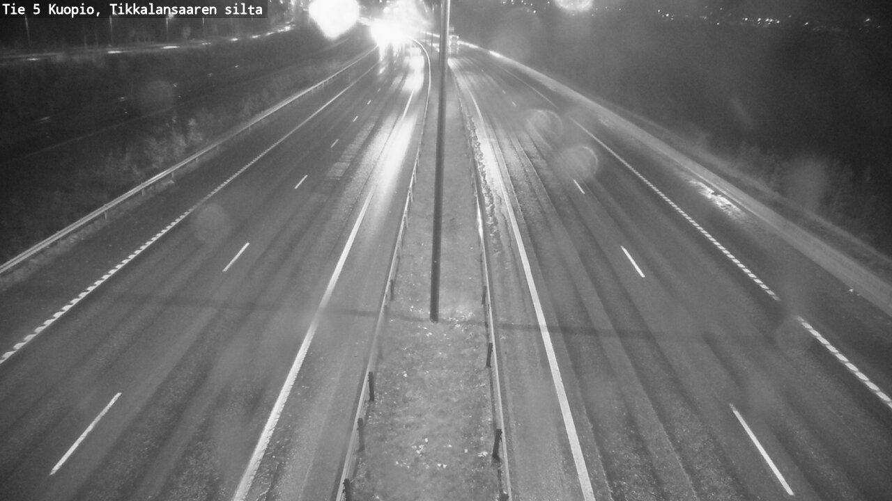 Weather Camera Image Väg 5 Kuopio, Tikkalansaari, Kuopio, Pohjois-Savo