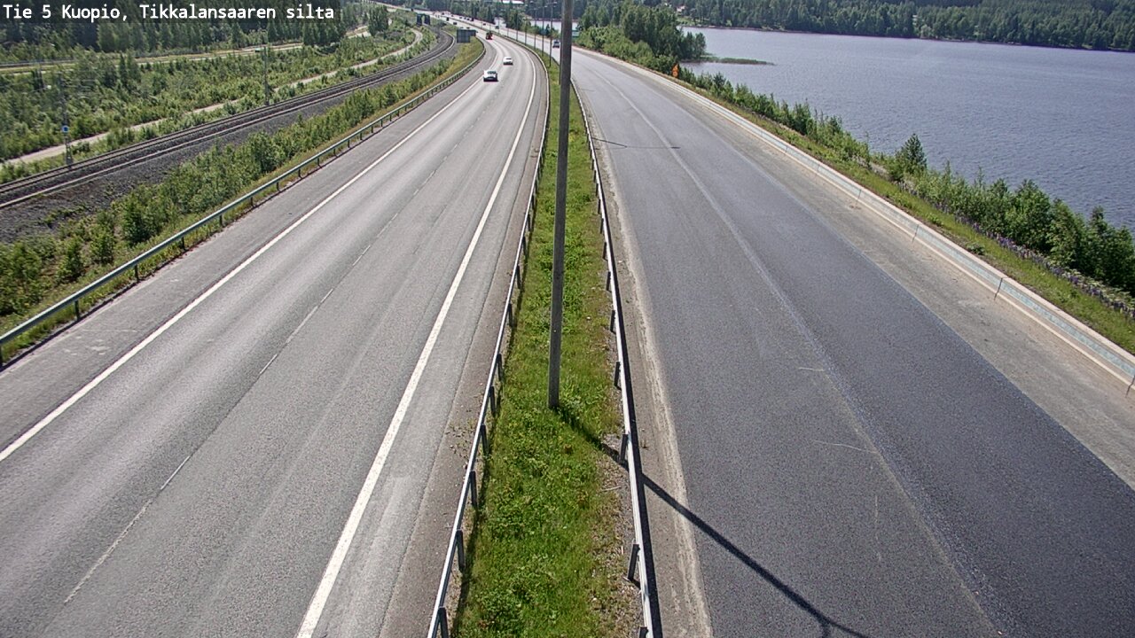Kelikamerat Kuva Tie 5 Kuopio, Tikkalansaari, Kuopio, Pohjois-Savo