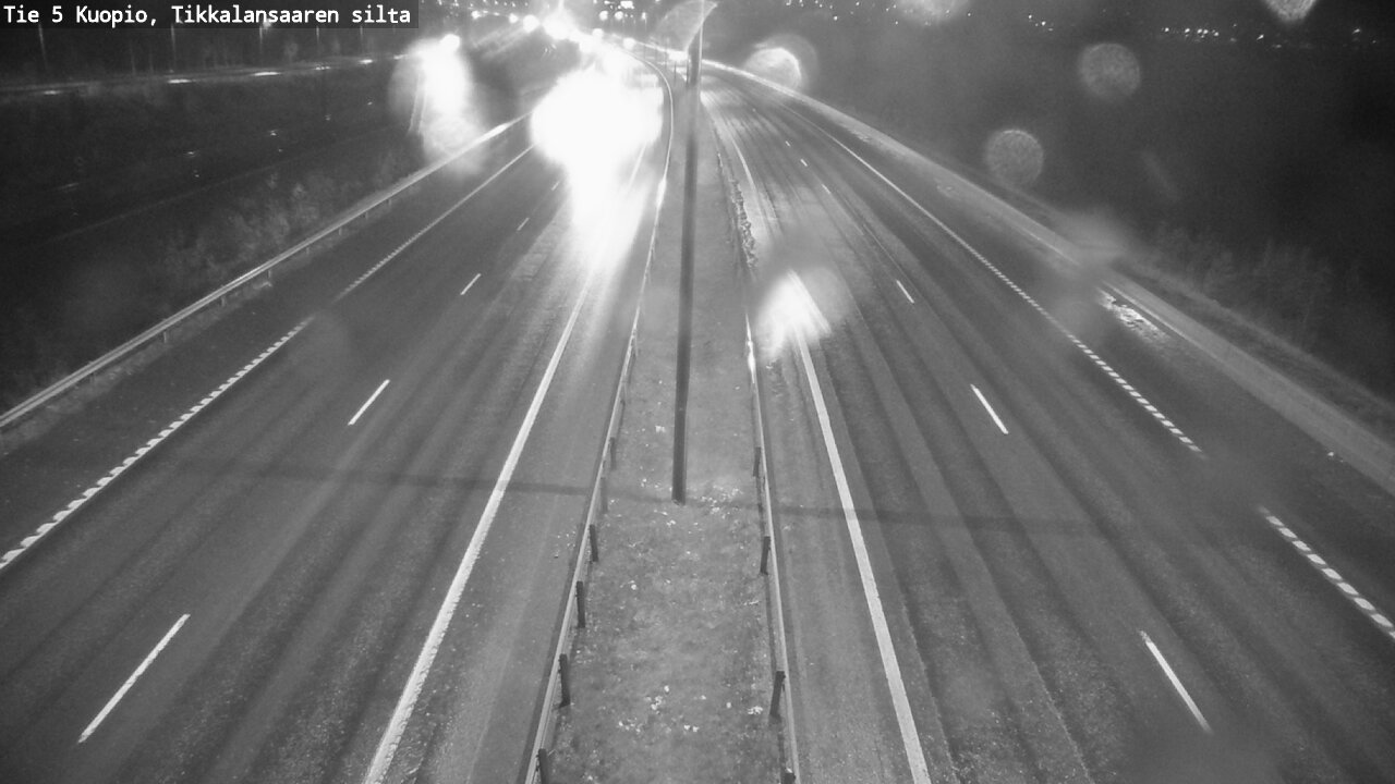 Weather Camera Image Väg 5 Kuopio, Tikkalansaari, Kuopio, Pohjois-Savo