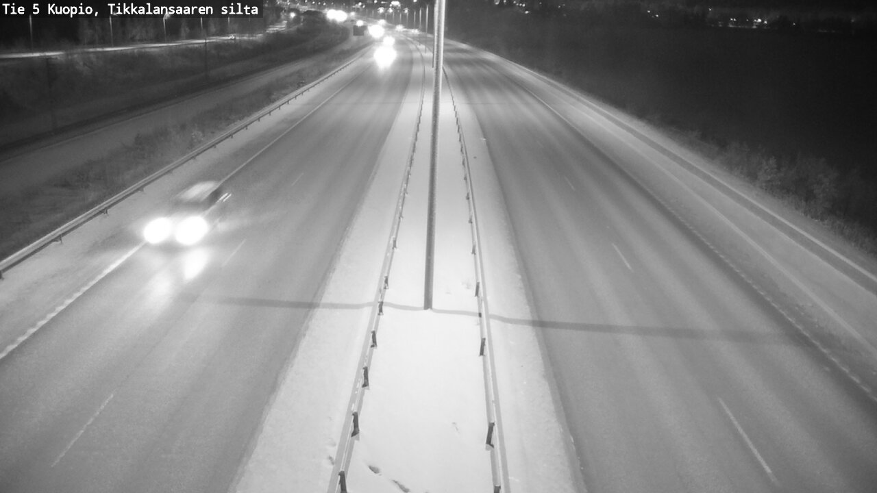 Weather Camera Image Väg 5 Kuopio, Tikkalansaari, Kuopio, Pohjois-Savo