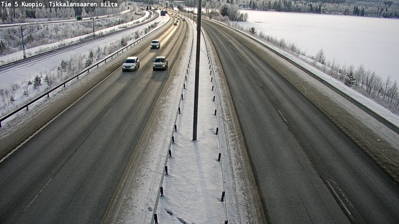 Kelikamerat Kuva Tie 5 Kuopio, Tikkalansaari, Kuopio, Pohjois-Savo