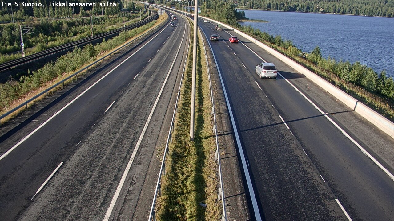 Kelikamerat Kuva Tie 5 Kuopio, Tikkalansaari, Kuopio, Pohjois-Savo