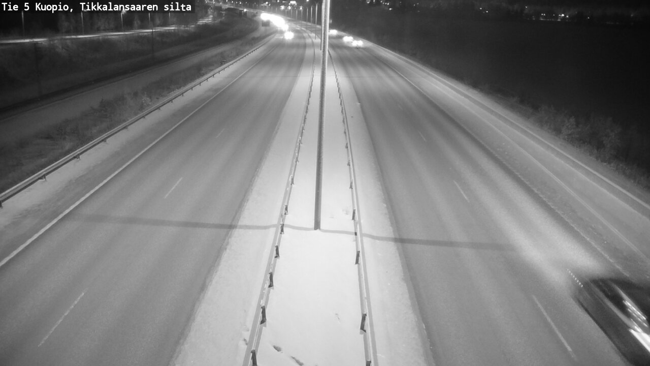 Weather Camera Image Väg 5 Kuopio, Tikkalansaari, Kuopio, Pohjois-Savo