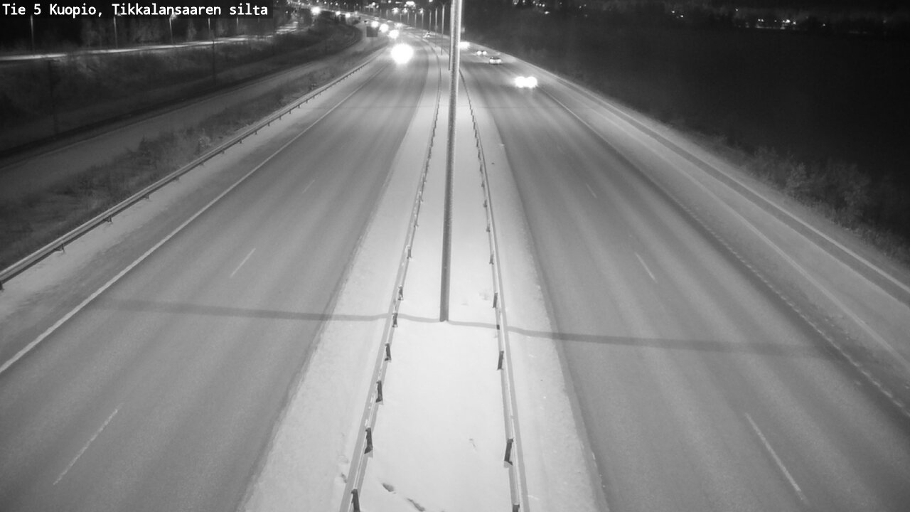 Weather Camera Image Väg 5 Kuopio, Tikkalansaari, Kuopio, Pohjois-Savo