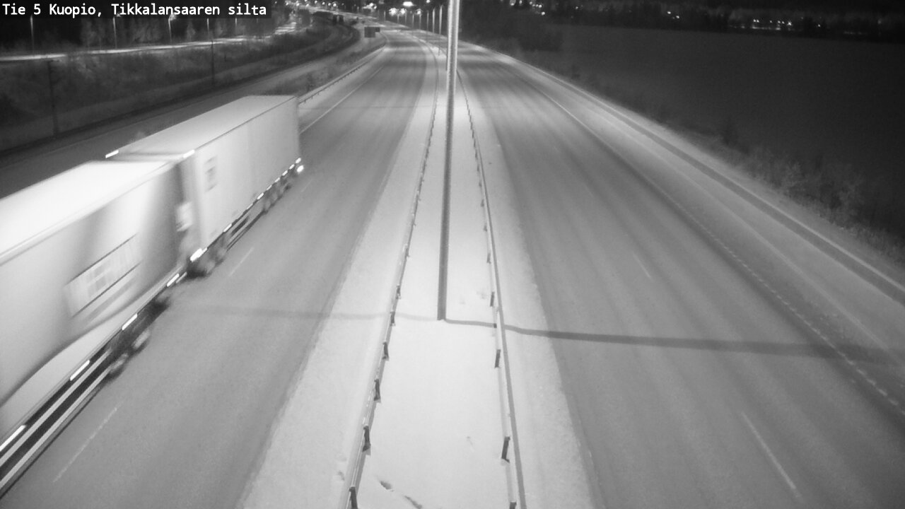 Weather Camera Image Väg 5 Kuopio, Tikkalansaari, Kuopio, Pohjois-Savo