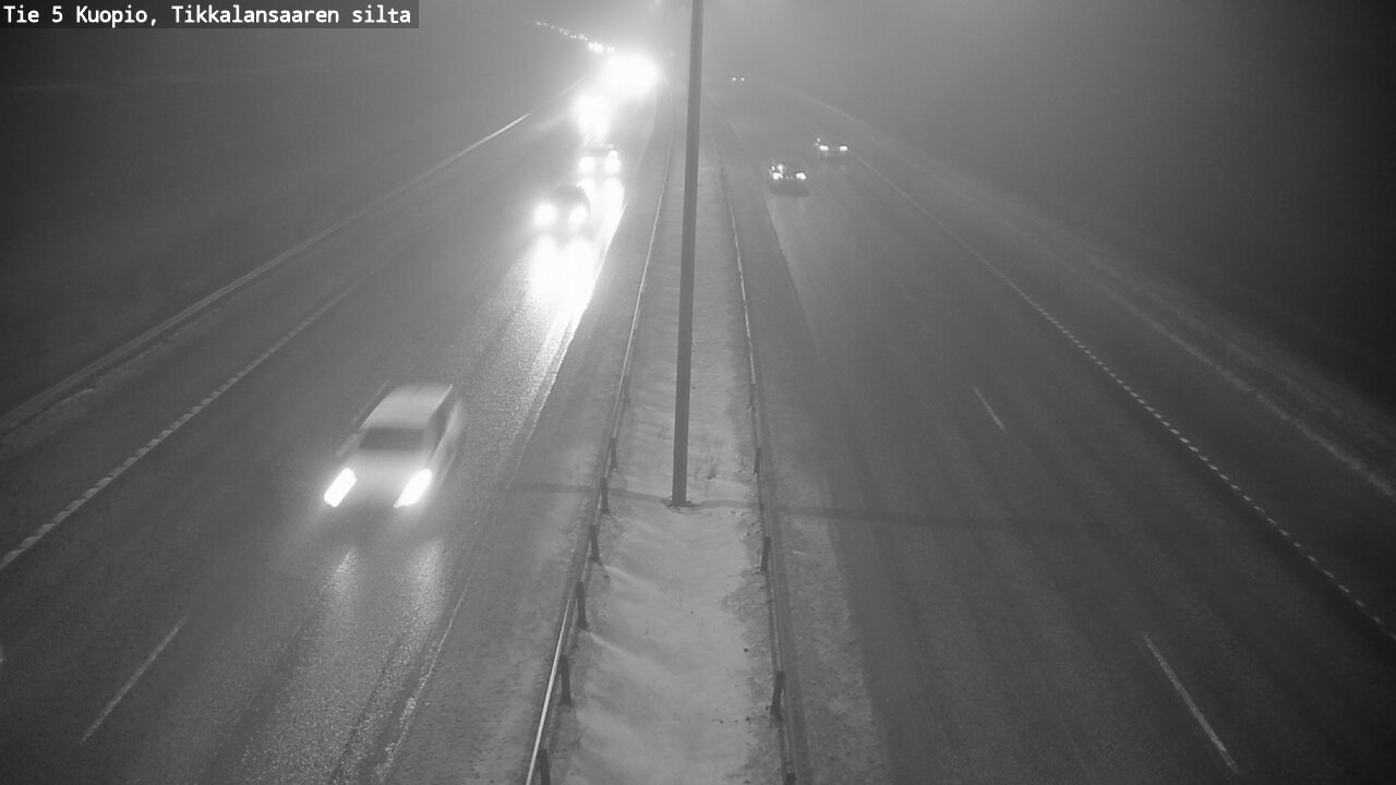 Weather Camera Image Road 5 Kuopio, Tikkalansaari, Kuopio, Pohjois-Savo