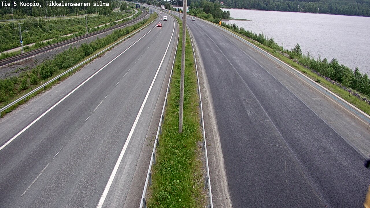 Kelikamerat Kuva Tie 5 Kuopio, Tikkalansaari, Kuopio, Pohjois-Savo