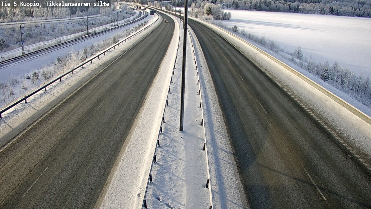 Weather Camera Image Väg 5 Kuopio, Tikkalansaari, Kuopio, Pohjois-Savo