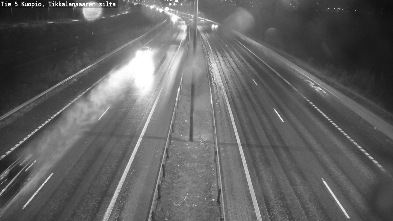 Weather Camera Image Väg 5 Kuopio, Tikkalansaari, Kuopio, Pohjois-Savo