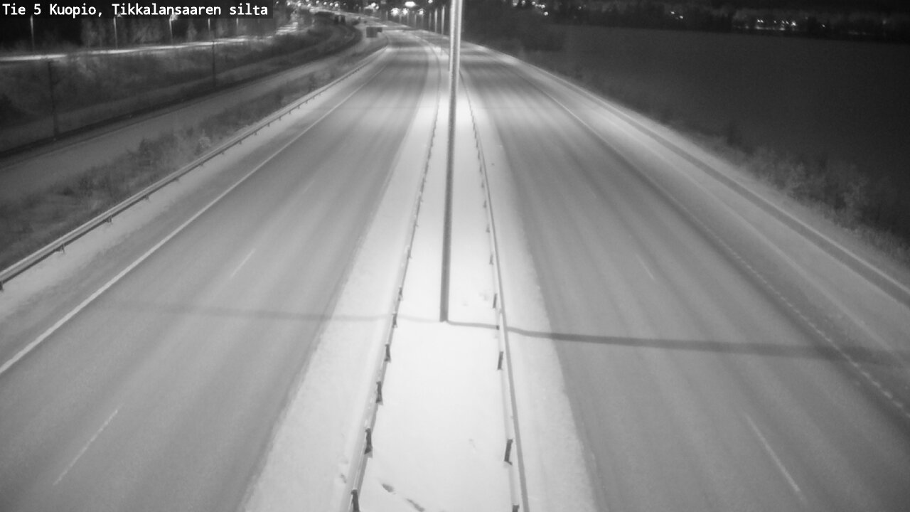 Weather Camera Image Väg 5 Kuopio, Tikkalansaari, Kuopio, Pohjois-Savo