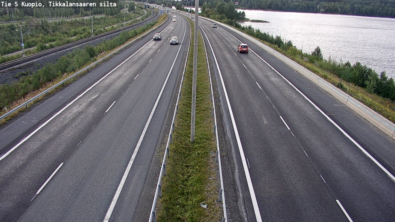 Kelikamerat Kuva Tie 5 Kuopio, Tikkalansaari, Kuopio, Pohjois-Savo
