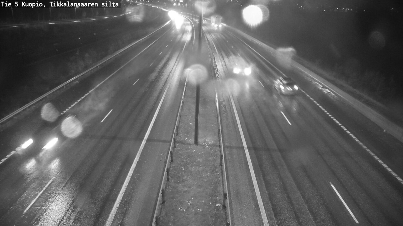 Weather Camera Image Väg 5 Kuopio, Tikkalansaari, Kuopio, Pohjois-Savo