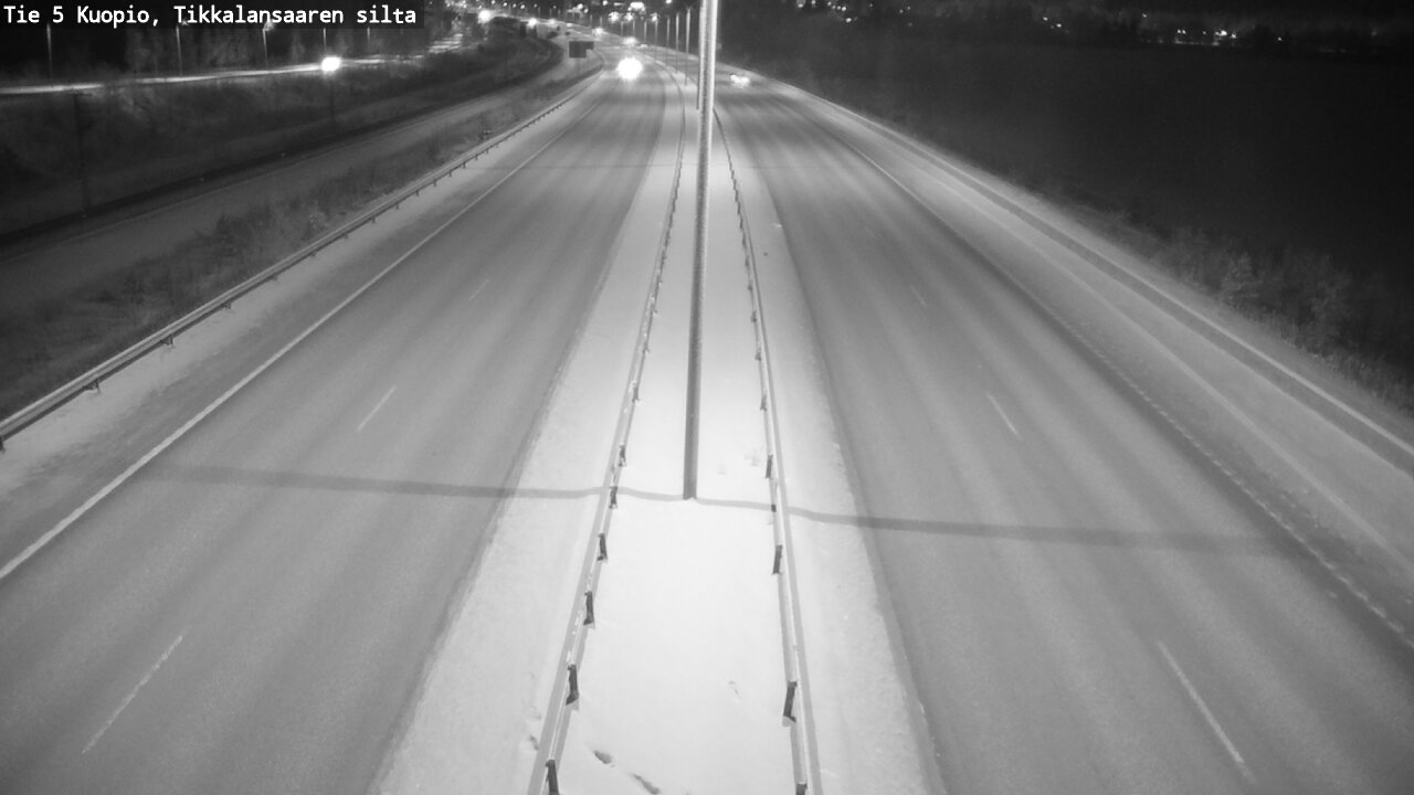 Weather Camera Image Väg 5 Kuopio, Tikkalansaari, Kuopio, Pohjois-Savo