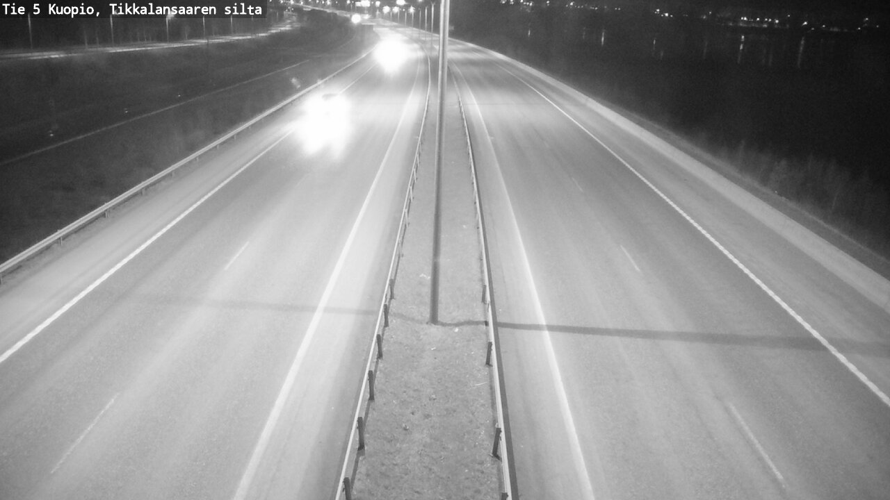 Weather Camera Image Road 5 Kuopio, Tikkalansaari, Kuopio, Pohjois-Savo