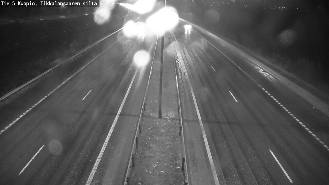Weather Camera Image Väg 5 Kuopio, Tikkalansaari, Kuopio, Pohjois-Savo