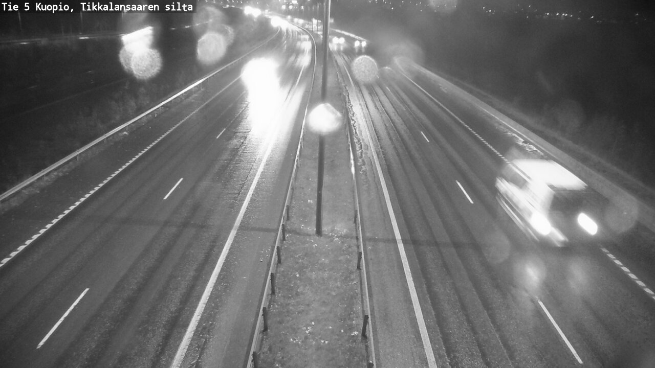 Weather Camera Image Väg 5 Kuopio, Tikkalansaari, Kuopio, Pohjois-Savo