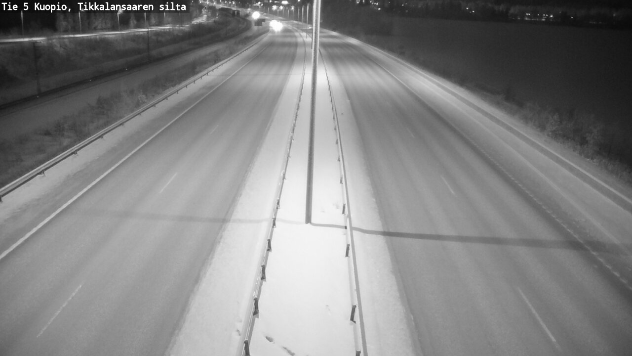 Weather Camera Image Väg 5 Kuopio, Tikkalansaari, Kuopio, Pohjois-Savo