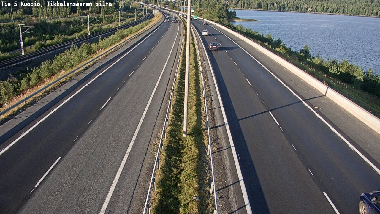 Weather Camera Image Väg 5 Kuopio, Tikkalansaari, Kuopio, Pohjois-Savo