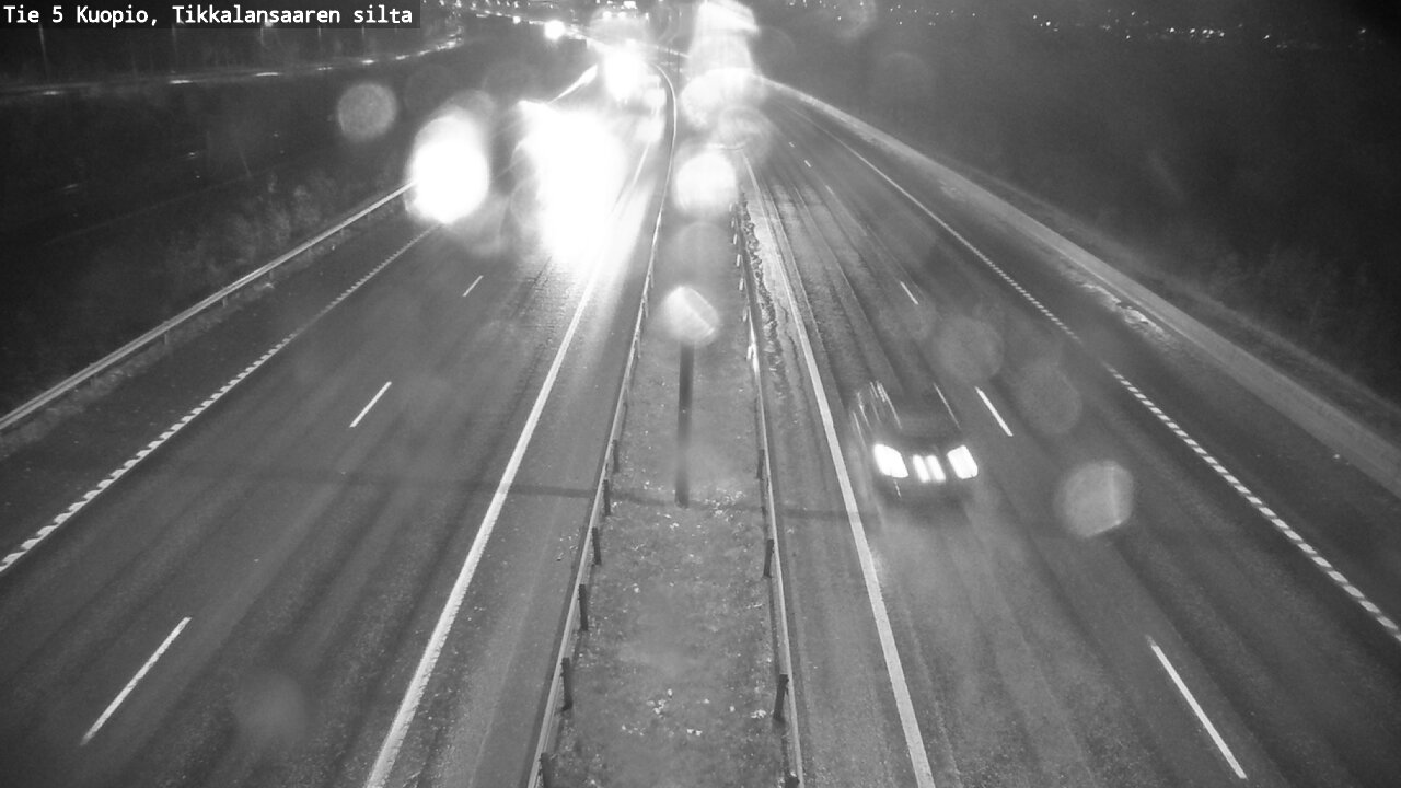 Weather Camera Image Väg 5 Kuopio, Tikkalansaari, Kuopio, Pohjois-Savo