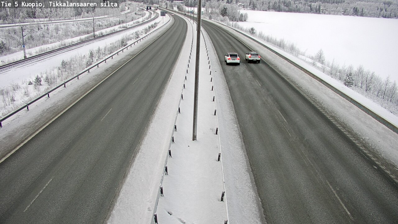 Weather Camera Image Väg 5 Kuopio, Tikkalansaari, Kuopio, Pohjois-Savo